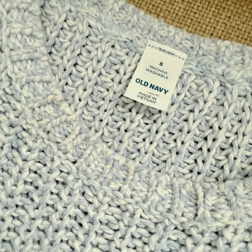 Old Navy Sleeveless Open-Stitch Sweater Tank Small - Picture 4 of 5